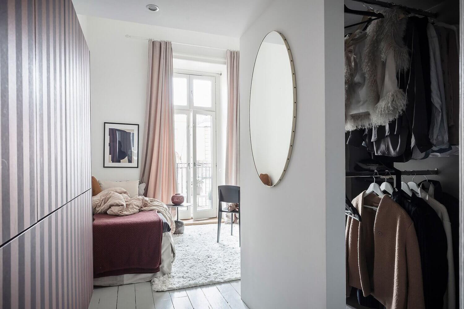 A Blue Kitchen and Multifunctional Bedroom in a Scandi Apartment 16 ABlueKitchenandMultifunctionalBedroominaScandiApartment TheNordroom14 A Blue Kitchen and Multifunctional Bedroom in a Scandi Apartment