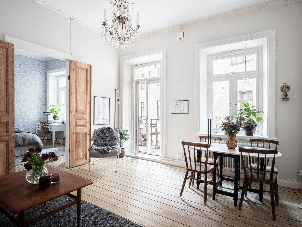 A Charming One-Bedroom Apartment in Sweden 3 charming one bedroom apartment sweden nordroom2 A Charming One-Bedroom Apartment in Sweden