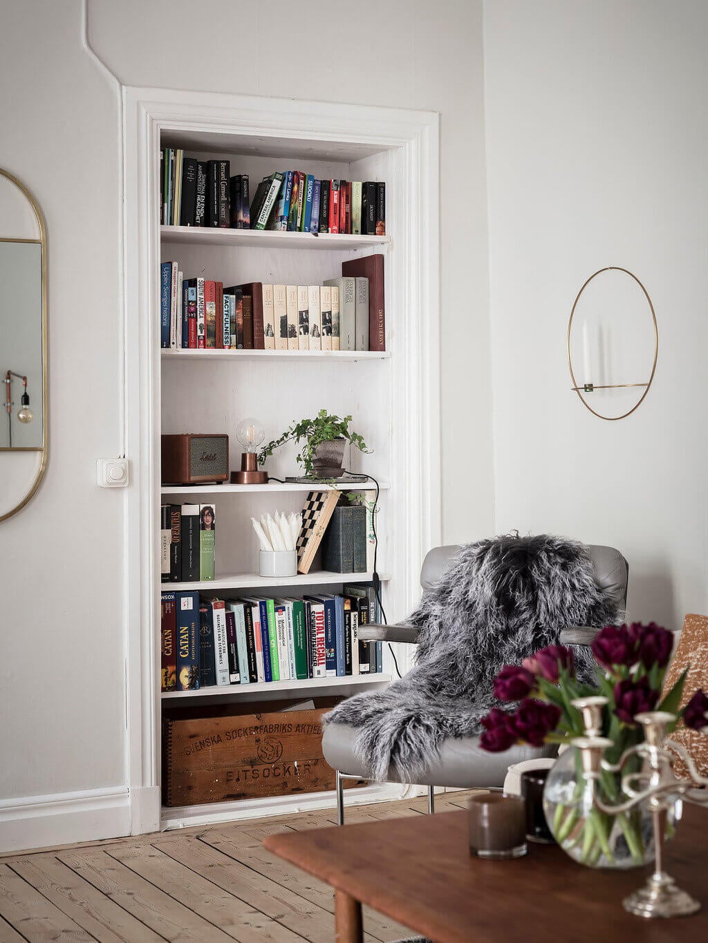 A Charming One-Bedroom Apartment in Sweden 7 charming one bedroom apartment sweden nordroom6 A Charming One-Bedroom Apartment in Sweden