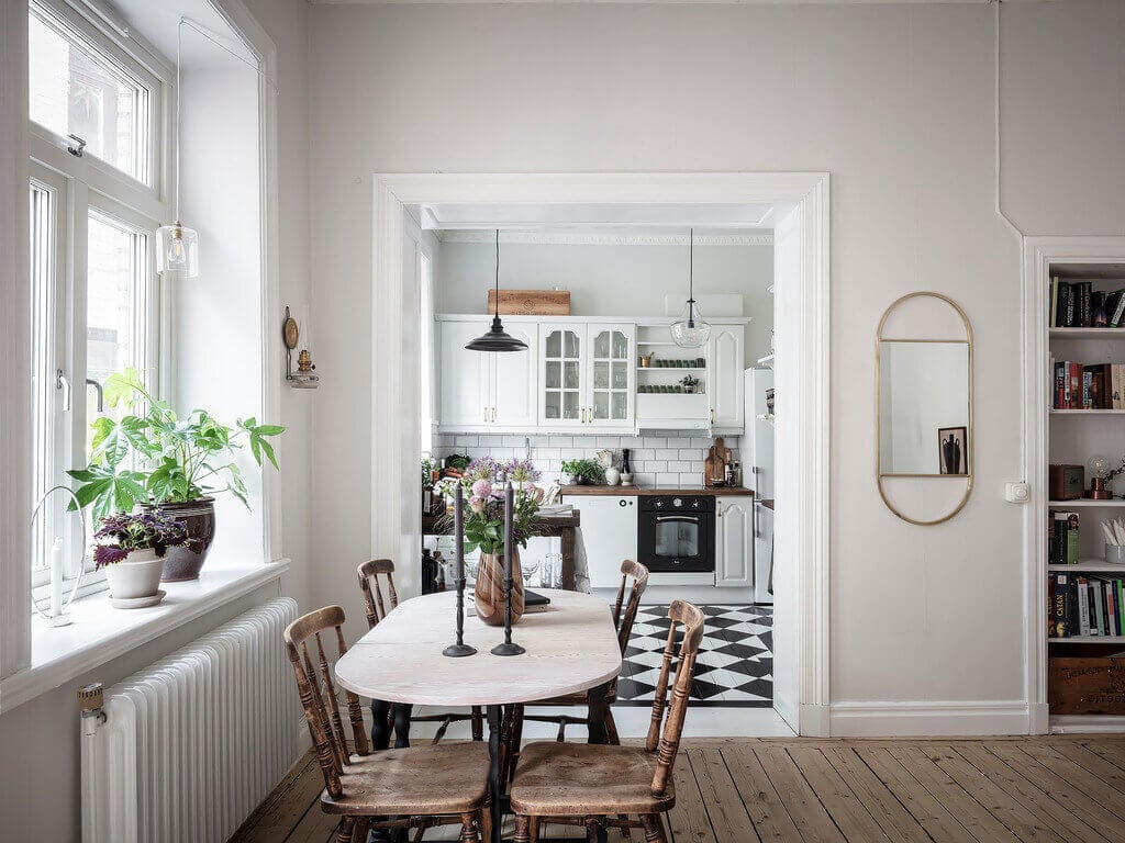 A Charming One-Bedroom Apartment in Sweden 9 charming one bedroom apartment sweden nordroom8 A Charming One-Bedroom Apartment in Sweden