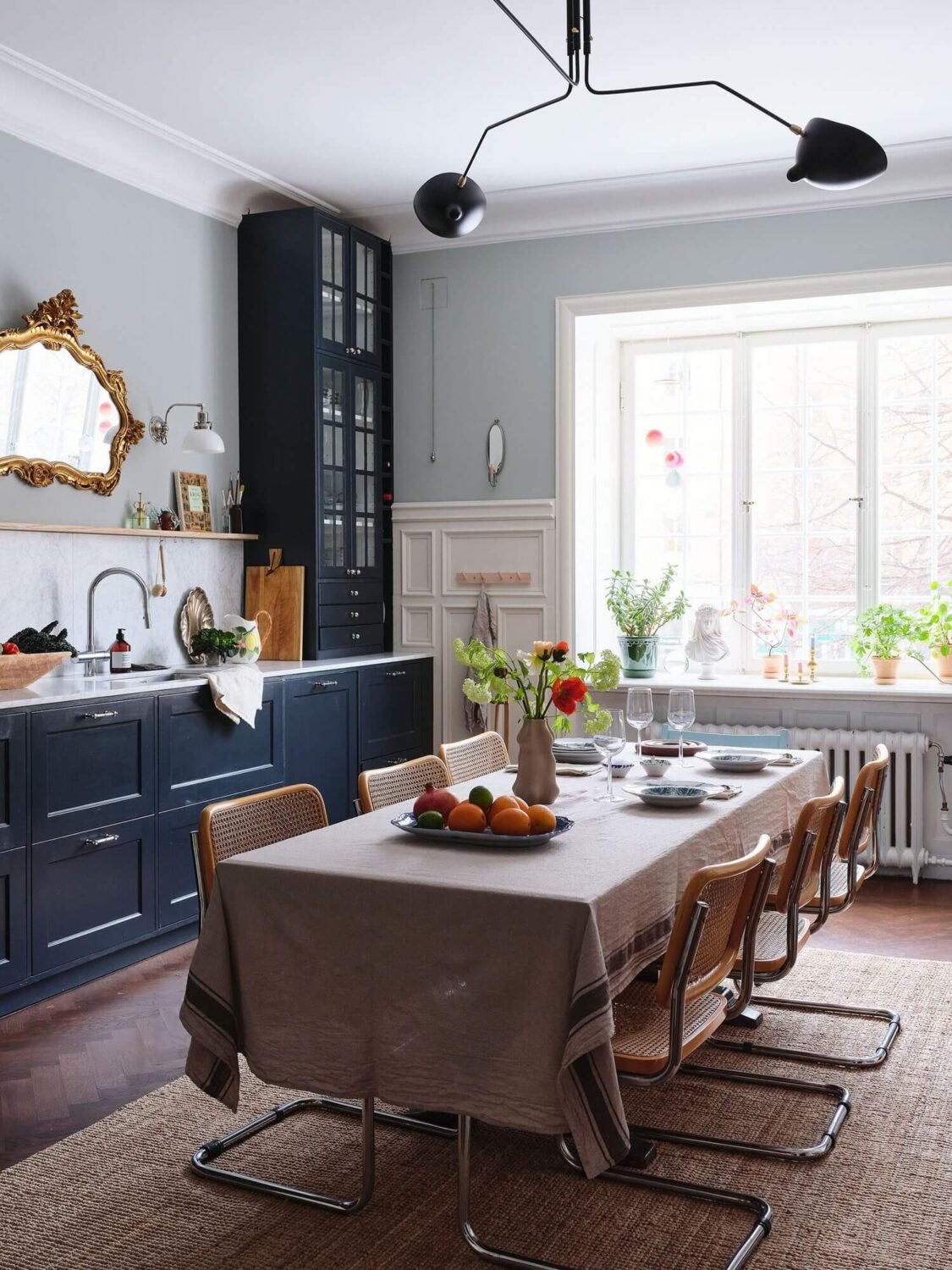 Why Everyone’s Adding Mirrors to Their Kitchens (And You Should Too) 15 colorful-touches-scandinavian-apartment-nordroom