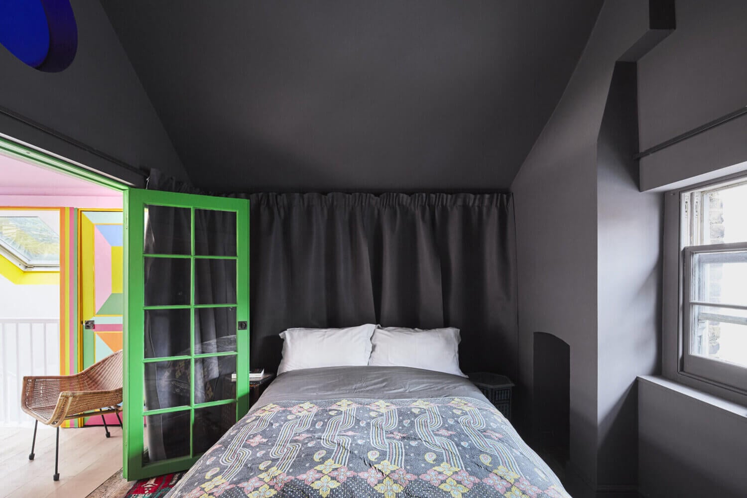 The Funky Colorful London Home of Artist Morag Myerscough 10 funky colorful london home artist morag myerscough nordroom10 The Funky Colorful London Home of Artist Morag Myerscough