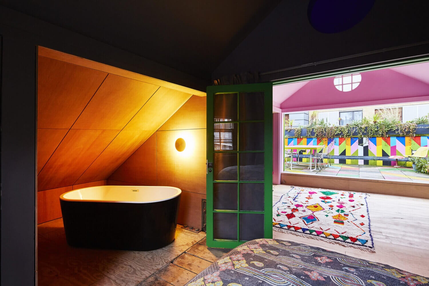 The Funky Colorful London Home of Artist Morag Myerscough 12 funky colorful london home artist morag myerscough nordroom12 The Funky Colorful London Home of Artist Morag Myerscough