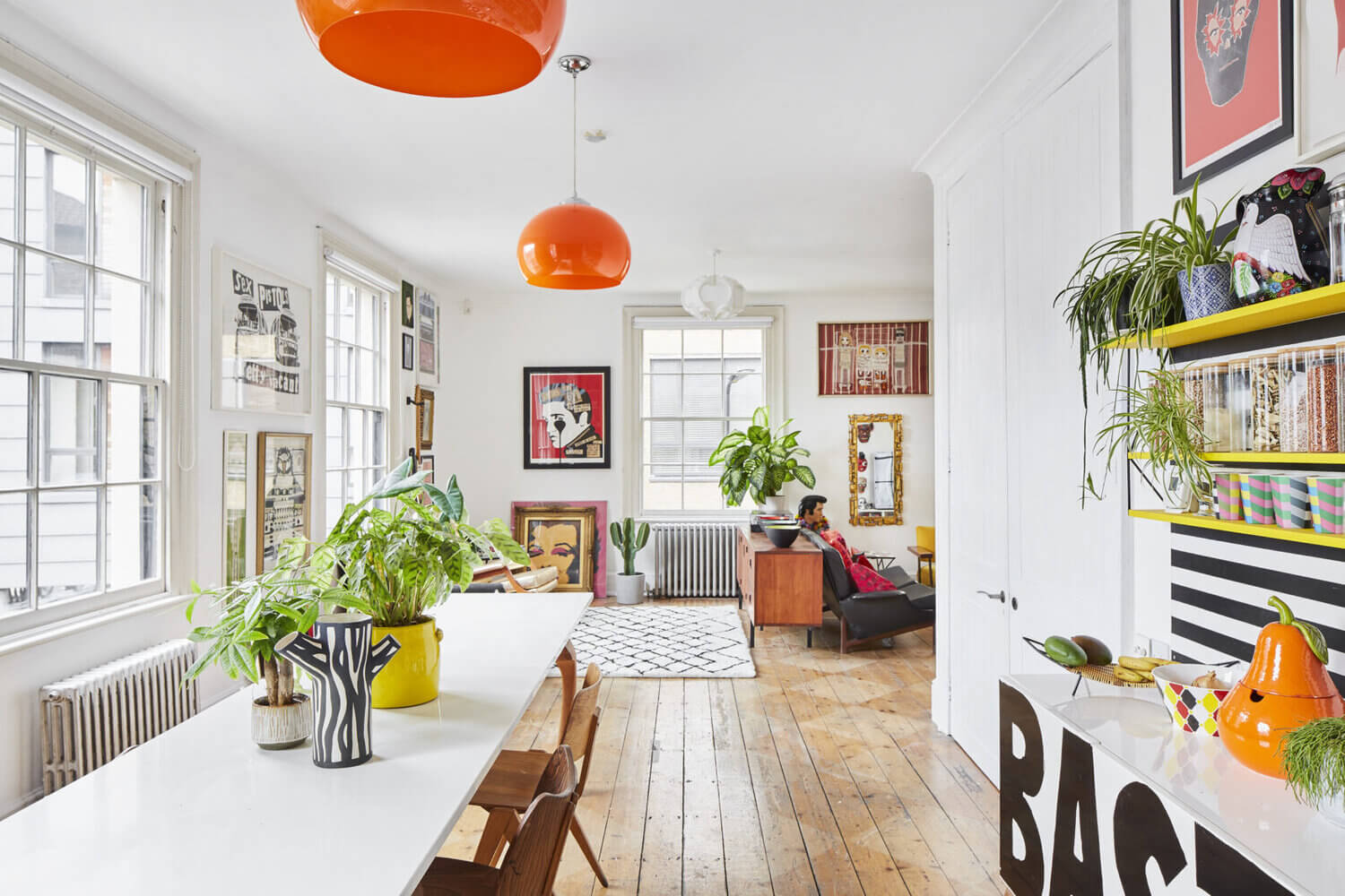 The Funky Colorful London Home of Artist Morag Myerscough 4 funky colorful london home artist morag myerscough nordroom4 The Funky Colorful London Home of Artist Morag Myerscough