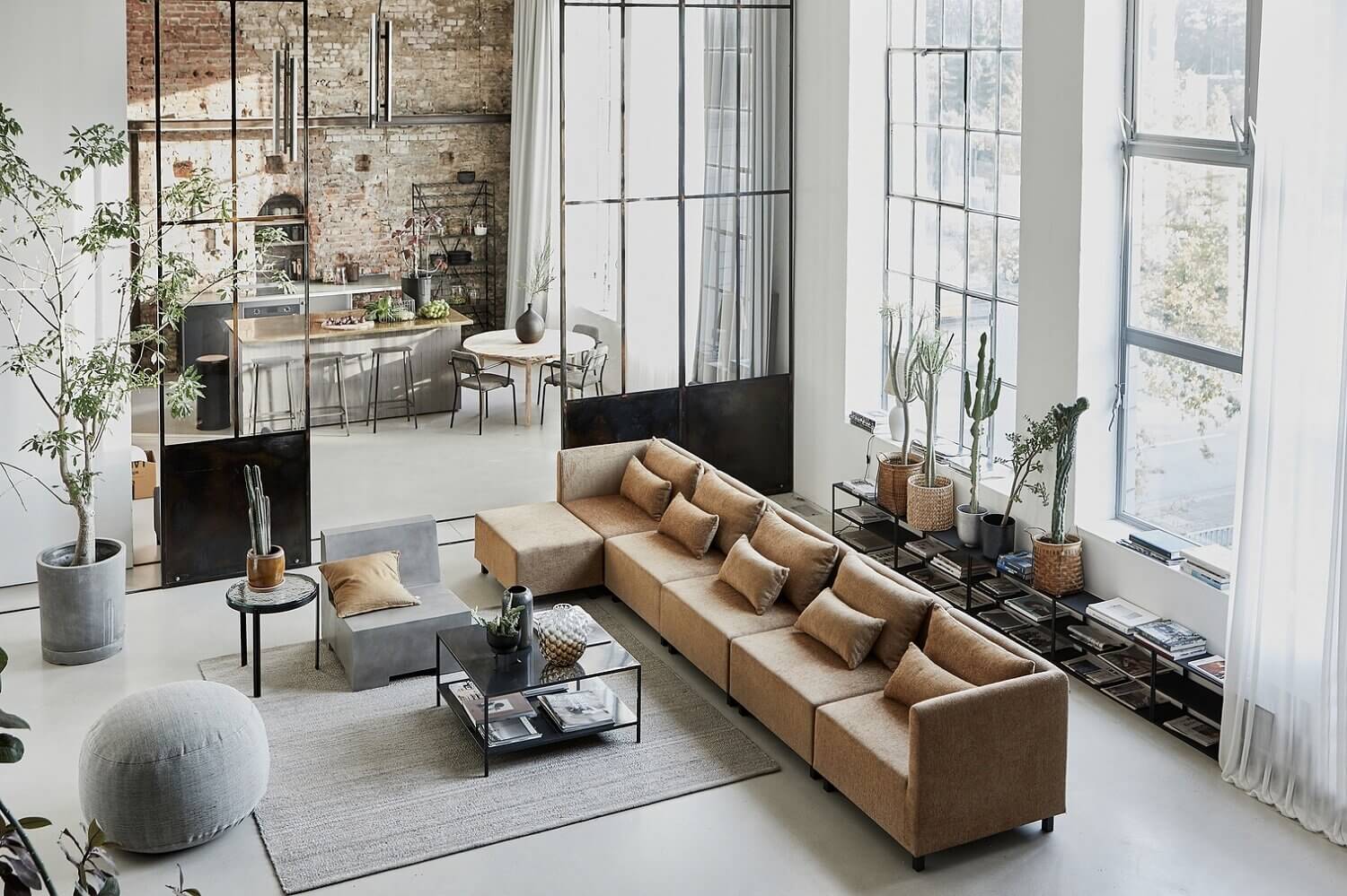 A Bright Industrial Loft Decorated With House Doctor's Spring/Summer Collection 2 industrial loft house doctor hamburg new york nordroom1 A Bright Industrial Loft Decorated With House Doctor's Spring/Summer Collection