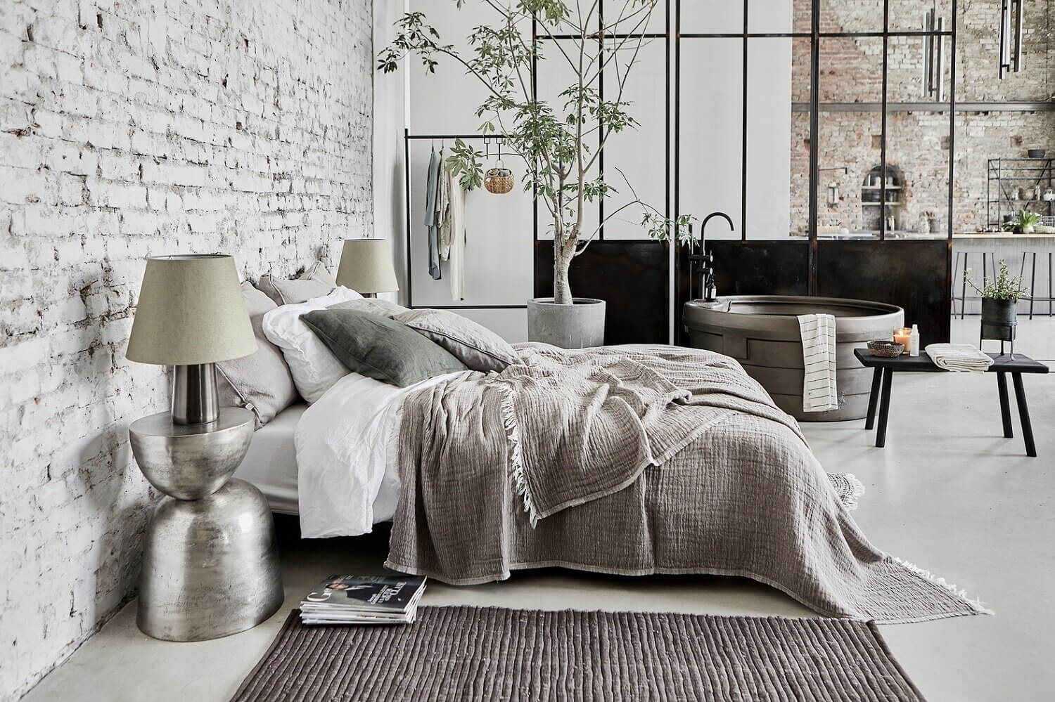 A Bright Industrial Loft Decorated With House Doctor's Spring/Summer Collection 18 industrial loft house doctor hamburg new york nordroom15 A Bright Industrial Loft Decorated With House Doctor's Spring/Summer Collection