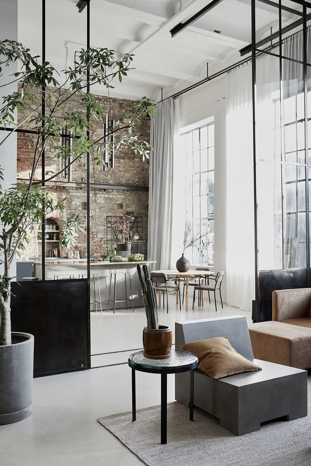 A Bright Industrial Loft Decorated With House Doctor's Spring/Summer Collection 6 industrial loft house doctor hamburg new york nordroom5 A Bright Industrial Loft Decorated With House Doctor's Spring/Summer Collection