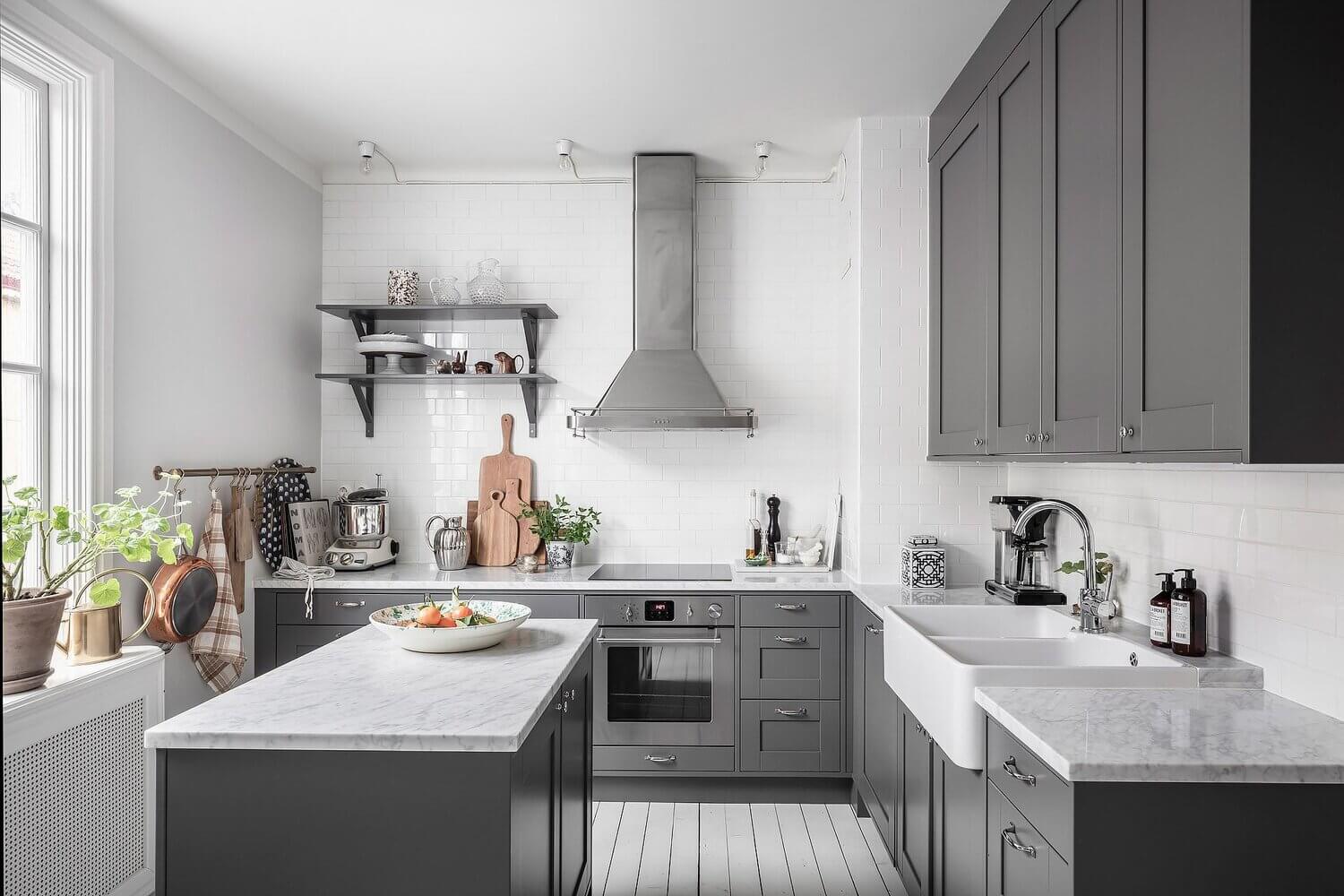 A Stylish White and Grey Scandinavian Apartment 4 white grey scandinavian apartment nordroom4 A Stylish White and Grey Scandinavian Apartment