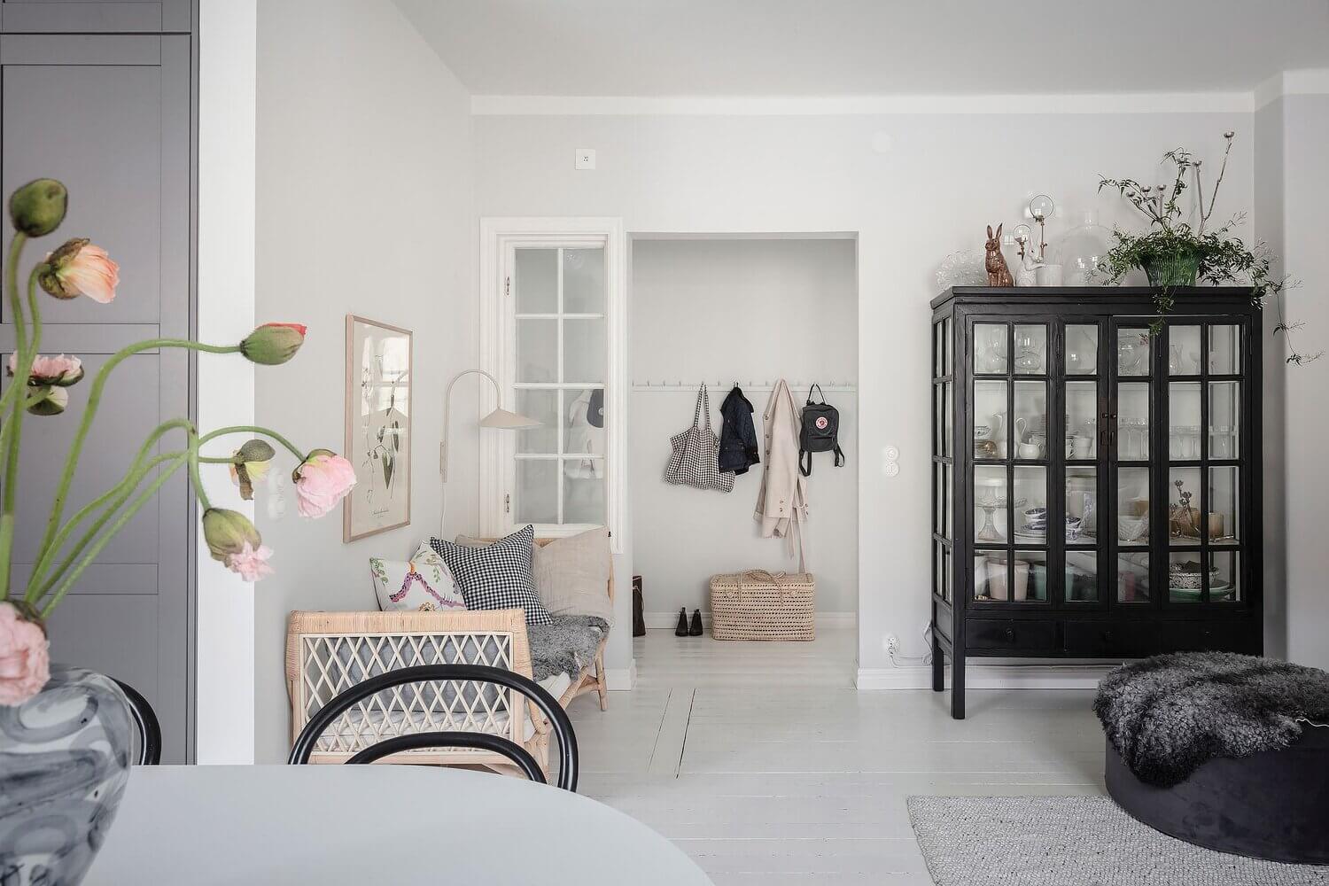 A Stylish White and Grey Scandinavian Apartment 7 white grey scandinavian apartment nordroom7 A Stylish White and Grey Scandinavian Apartment