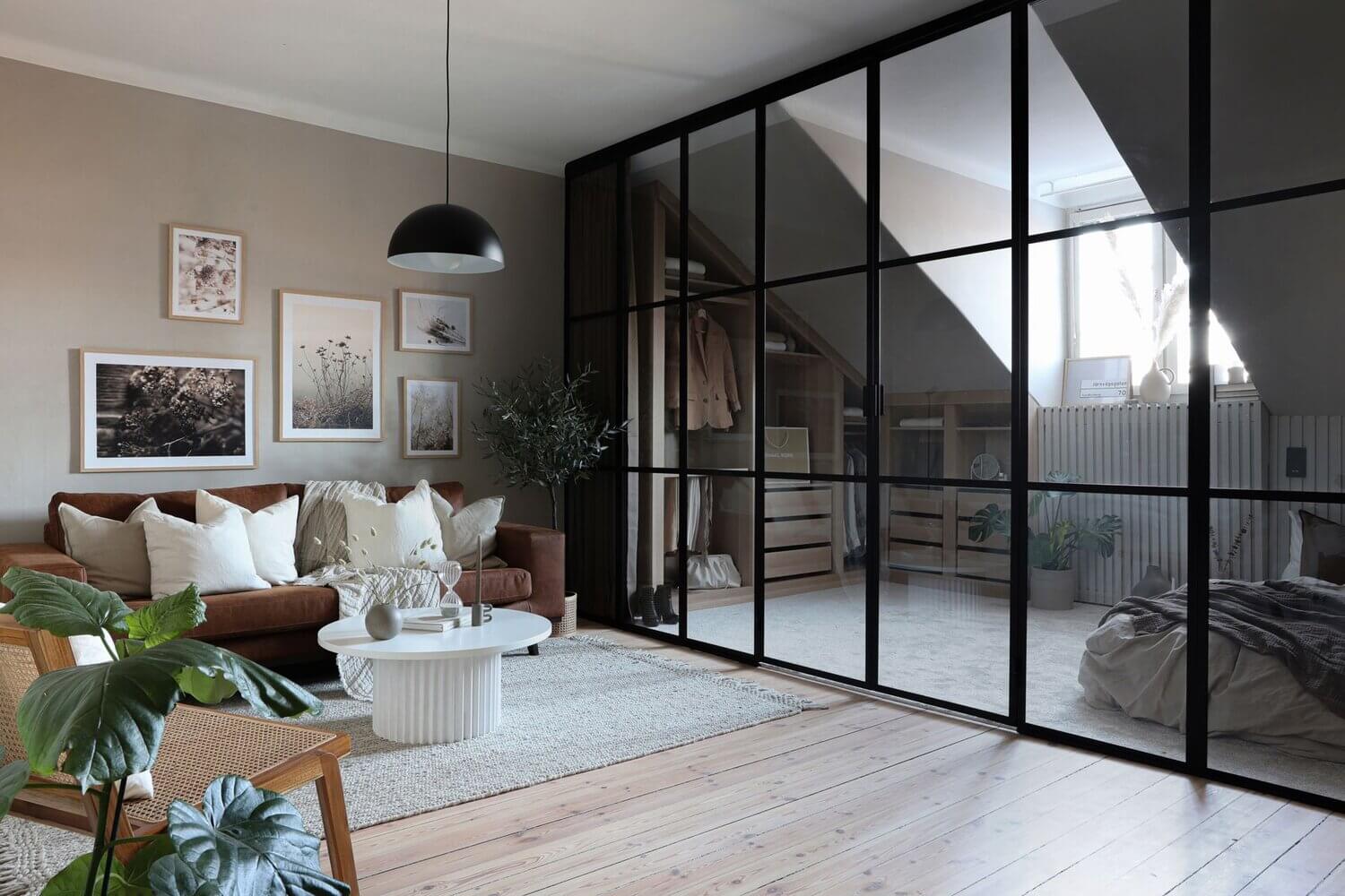 A Small Luxurious Attic Apartment in Sweden 1 ASmallLuxuriousAtticApartmentinSweden TheNordroom1 A Small Luxurious Attic Apartment in Sweden