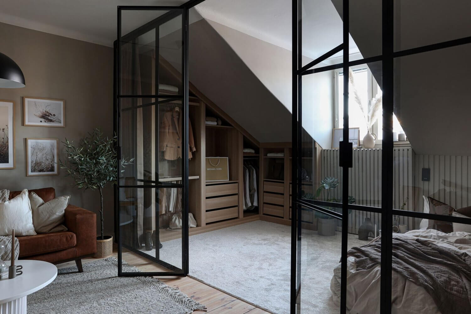 A Small Luxurious Attic Apartment in Sweden 4 ASmallLuxuriousAtticApartmentinSweden TheNordroom4 A Small Luxurious Attic Apartment in Sweden