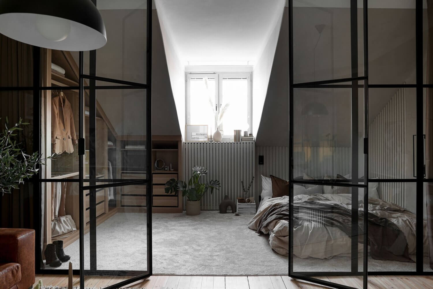 A Small Luxurious Attic Apartment in Sweden 5 ASmallLuxuriousAtticApartmentinSweden TheNordroom5 A Small Luxurious Attic Apartment in Sweden