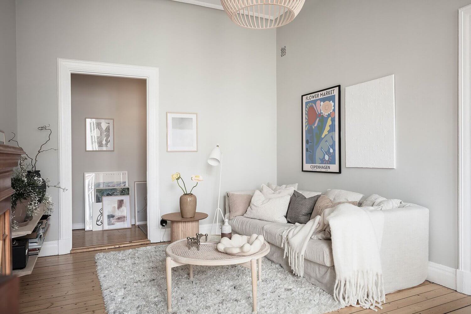 Blue and Grey Tones in a Wonderful Scandinavian Apartment 4 blue grey scandinavian apartment nordroom3 Blue and Grey Tones in a Wonderful Scandinavian Apartment