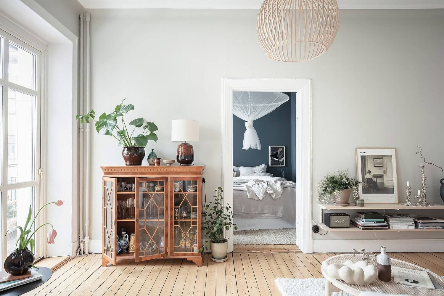 Blue and Grey Tones in a Wonderful Scandinavian Apartment 5 blue grey scandinavian apartment nordroom4 Blue and Grey Tones in a Wonderful Scandinavian Apartment