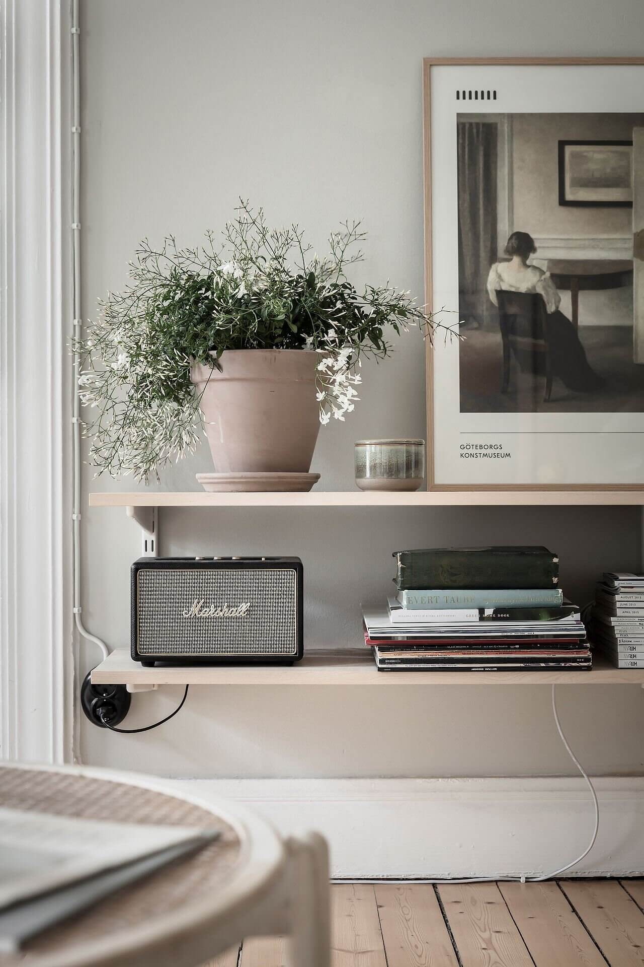 Blue and Grey Tones in a Wonderful Scandinavian Apartment 8 blue grey scandinavian apartment nordroom7 Blue and Grey Tones in a Wonderful Scandinavian Apartment