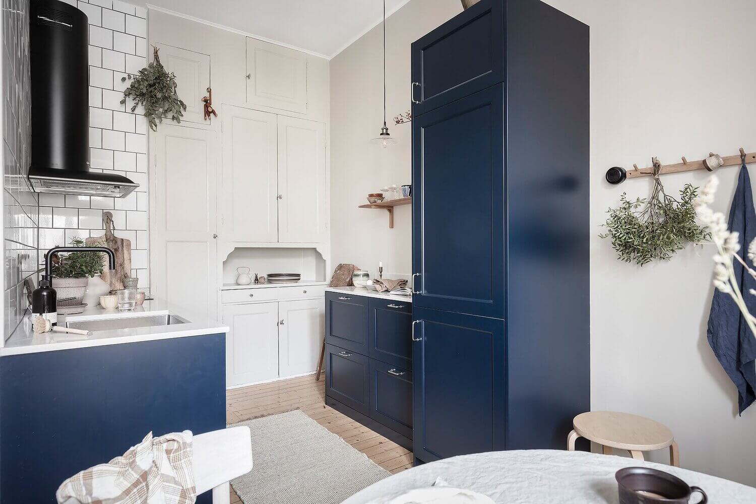 Blue and Grey Tones in a Wonderful Scandinavian Apartment 10 blue grey scandinavian apartment nordroom9 Blue and Grey Tones in a Wonderful Scandinavian Apartment