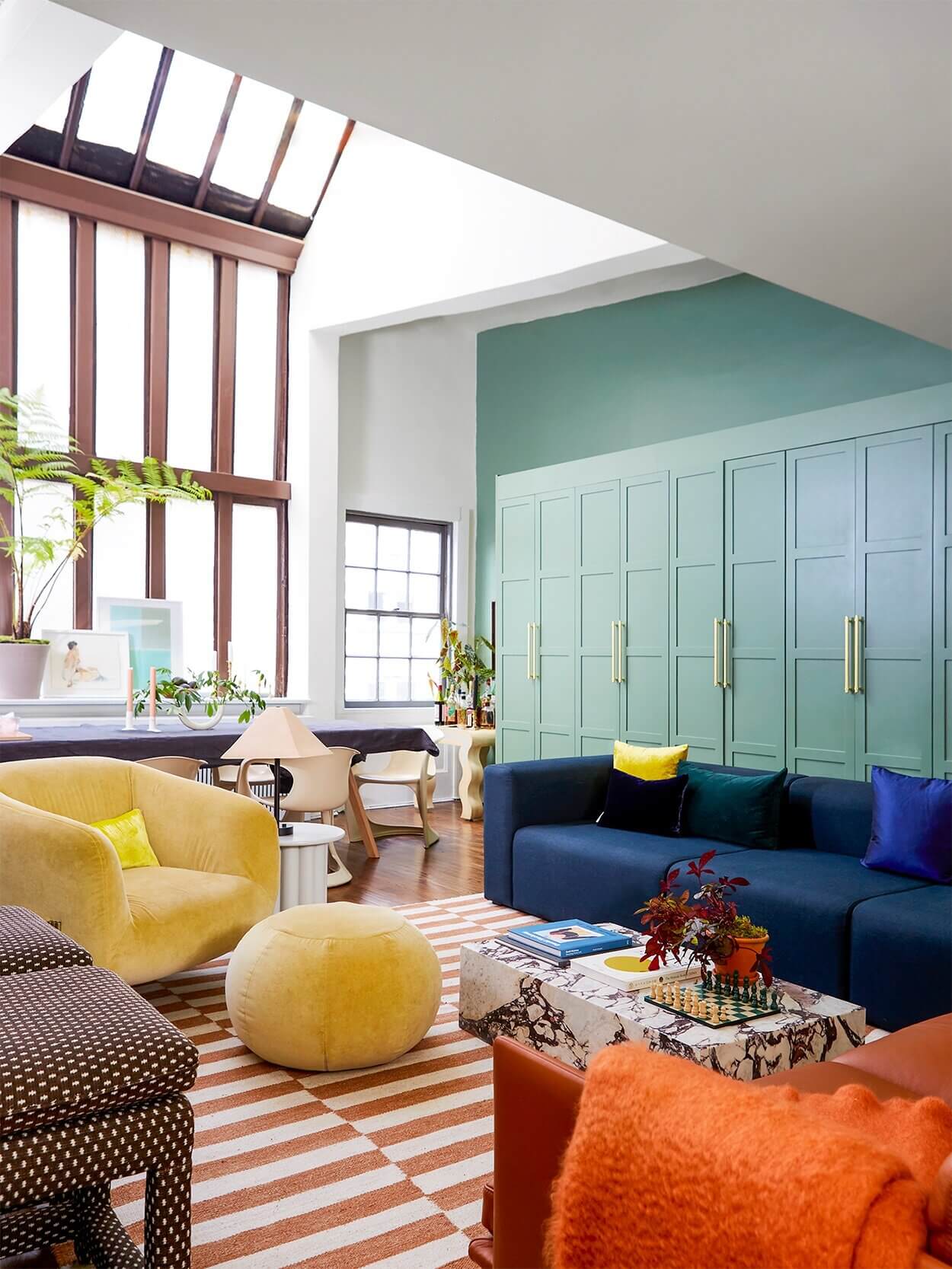 A Creative and Colorful Home in New York City 2 creative colorful home new york nordroom1 A Creative and Colorful Home in New York City