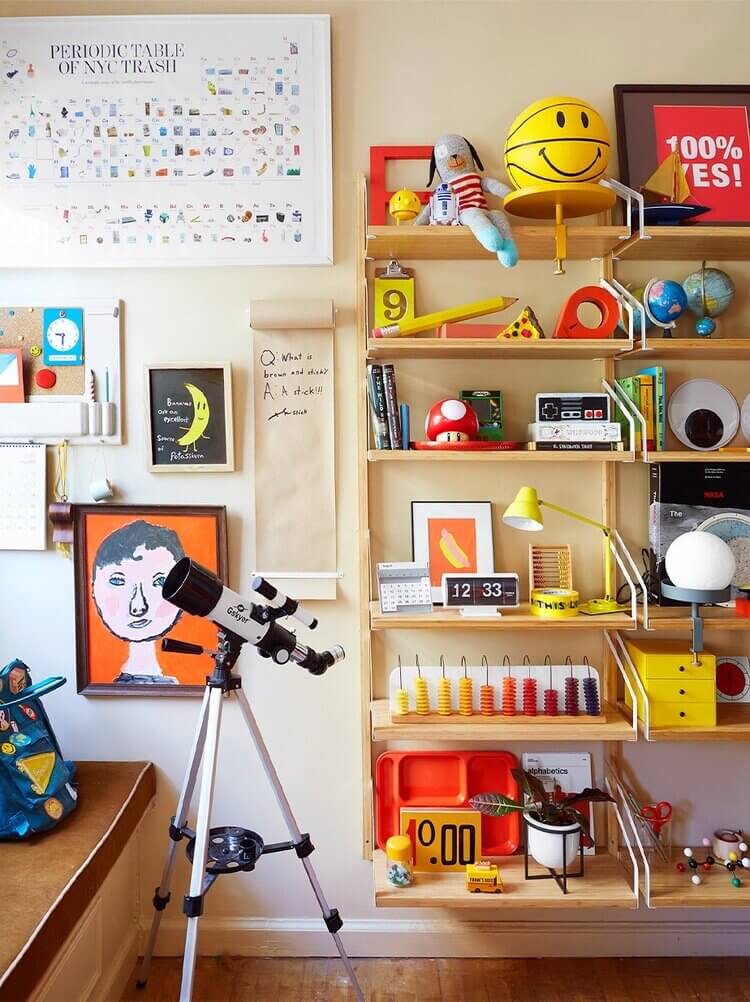 A Creative and Colorful Home in New York City 12 creative colorful home new york nordroom11 A Creative and Colorful Home in New York City