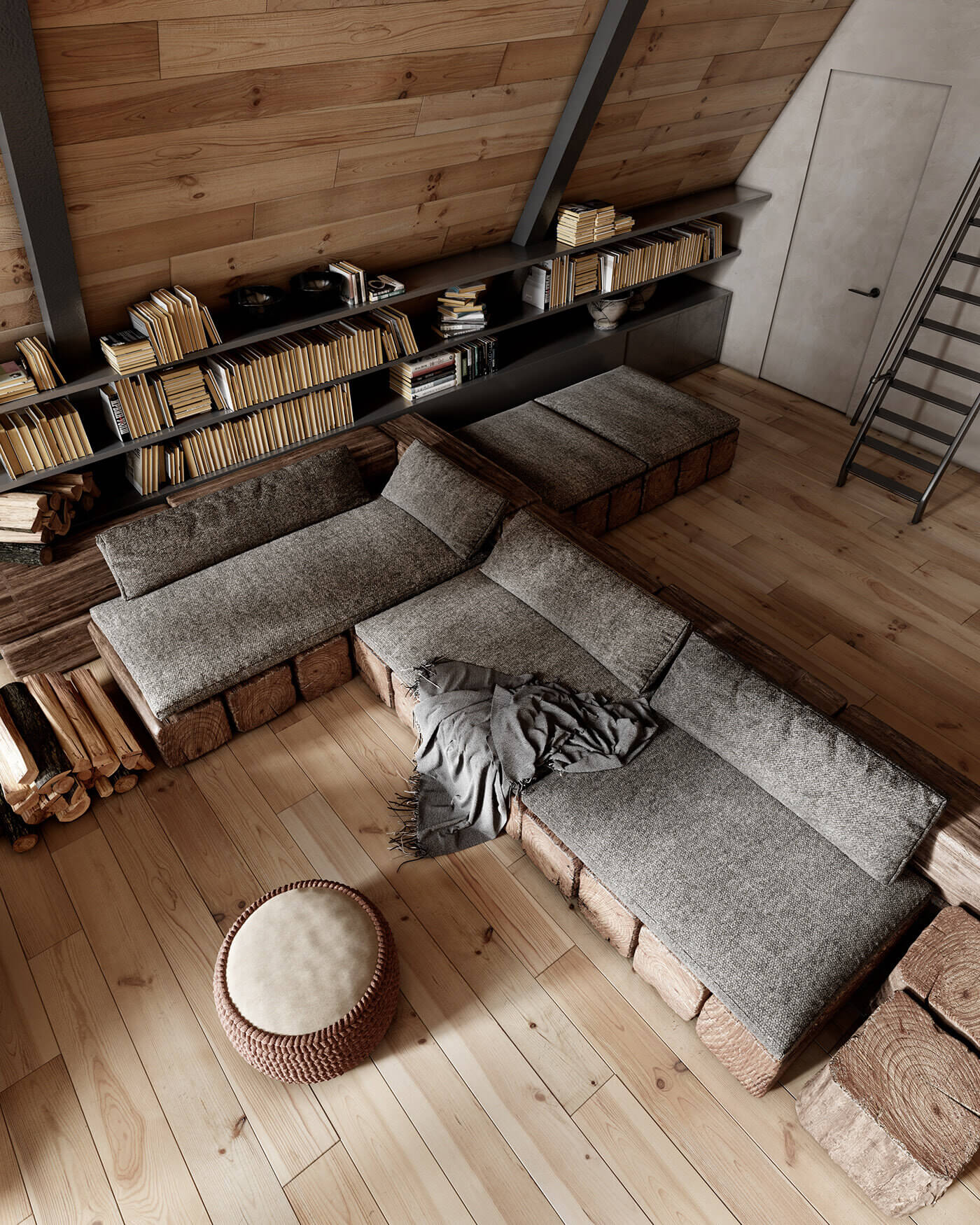 A Modern Wooden A-Frame Cabin in Lake Tahoe, California 3 modern wooden a frame cabin lake tahoe nordroom2 A Modern Wooden A-Frame Cabin in Lake Tahoe, California