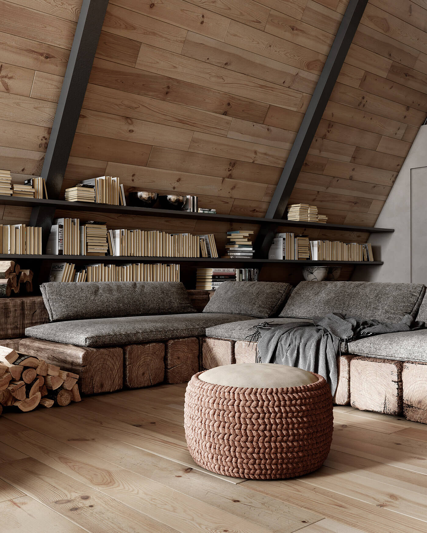 A Modern Wooden A-Frame Cabin in Lake Tahoe, California 6 modern wooden a frame cabin lake tahoe nordroom5 A Modern Wooden A-Frame Cabin in Lake Tahoe, California