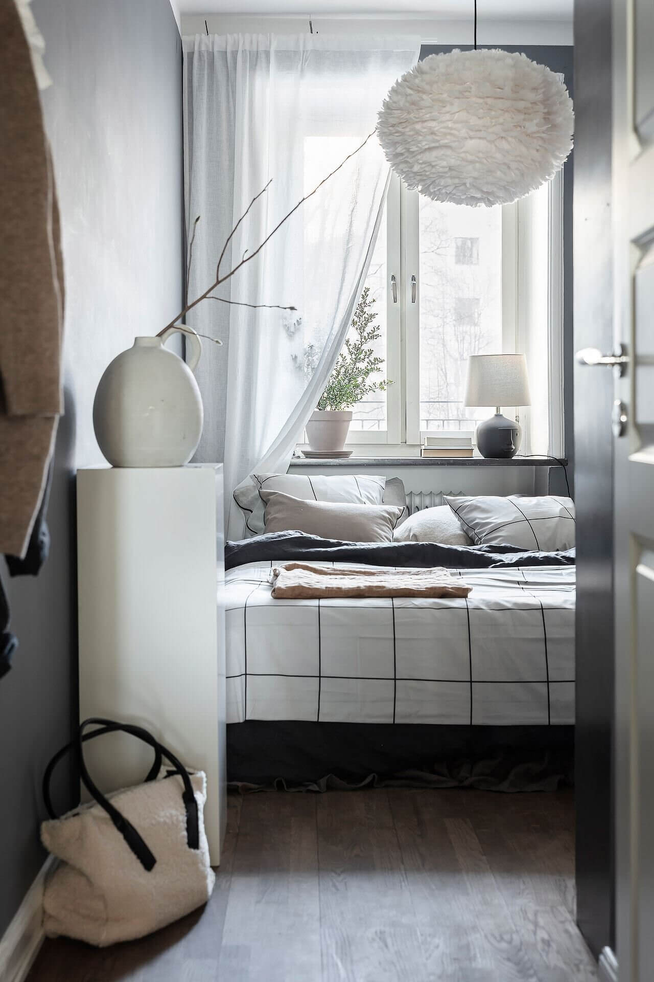 A Lovely Scandinavian Apartment with An Art-Filled Living Room 12 scandinavian apartment gallery wall nordroom12 A Lovely Scandinavian Apartment with An Art-Filled Living Room