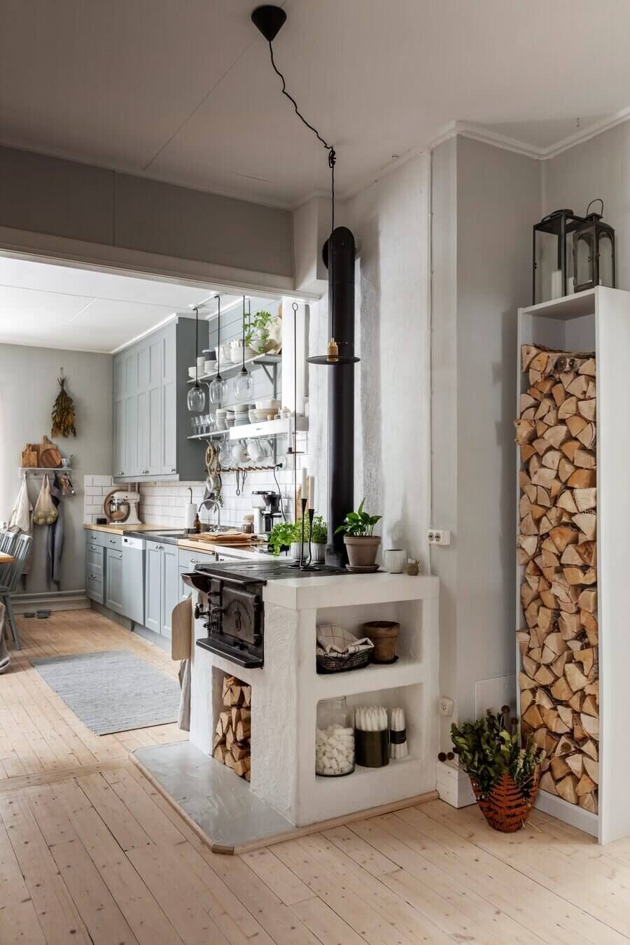 A Serene Vintage Home in Swedish Lapland