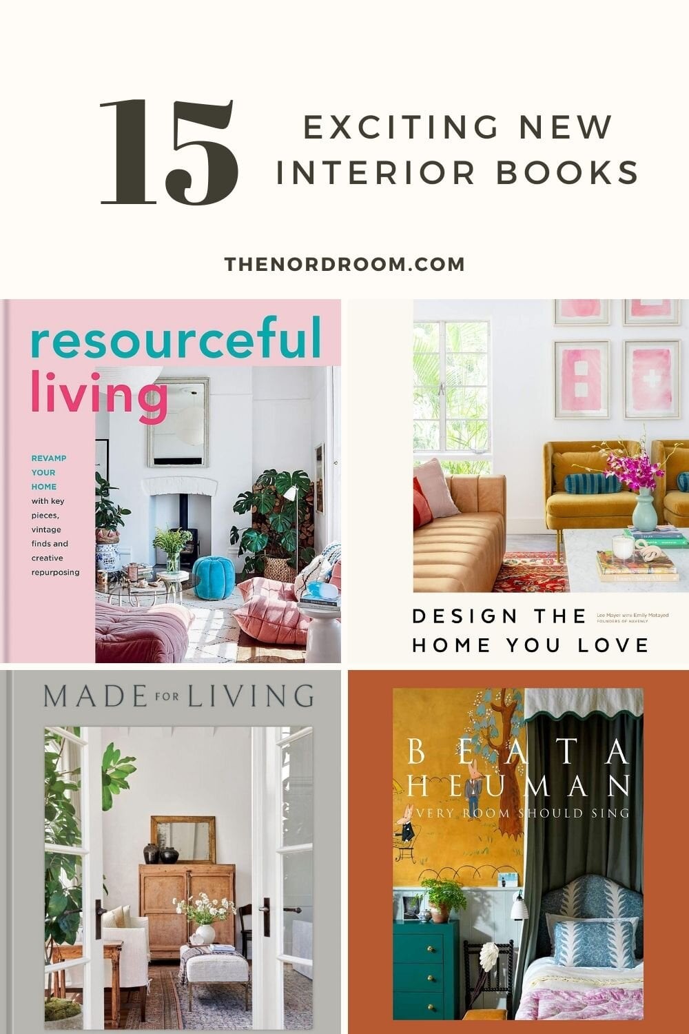 15 New Interior Design Coffee Table Books
