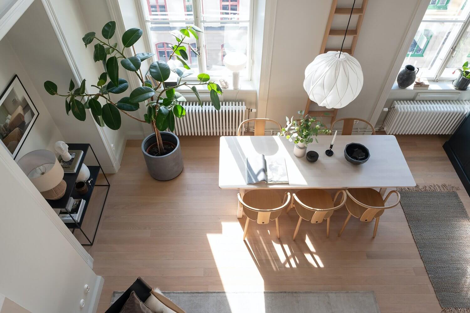 A Scandinavian Loft Apartment with Dark Green Kitchen 4 AScandinavianLoftApartmentwithDarkGreenKitchen TheNordroom 114 A Scandinavian Loft Apartment with Dark Green Kitchen