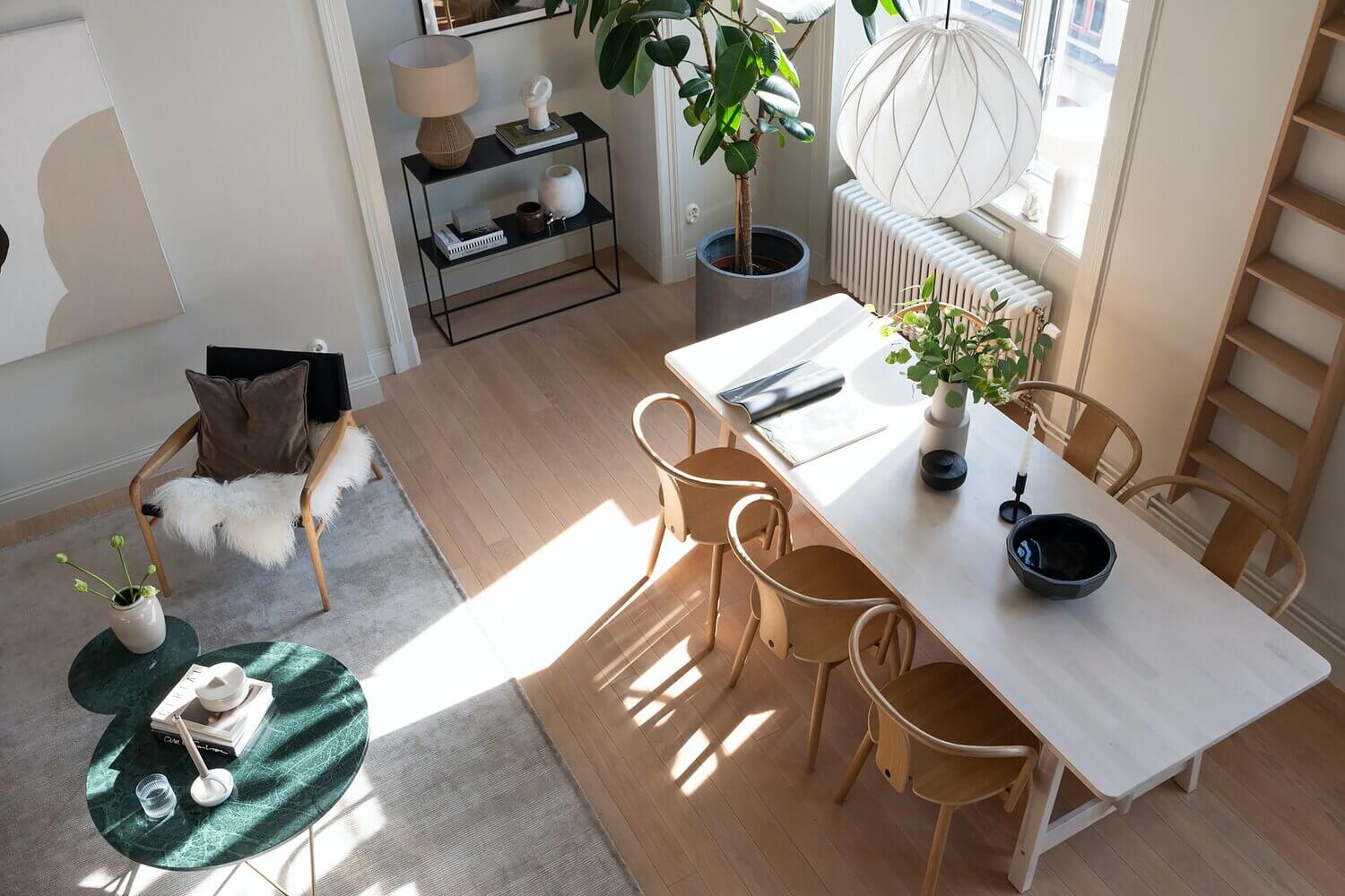 A Scandinavian Loft Apartment with Dark Green Kitchen 5 AScandinavianLoftApartmentwithDarkGreenKitchen TheNordroom 115 A Scandinavian Loft Apartment with Dark Green Kitchen