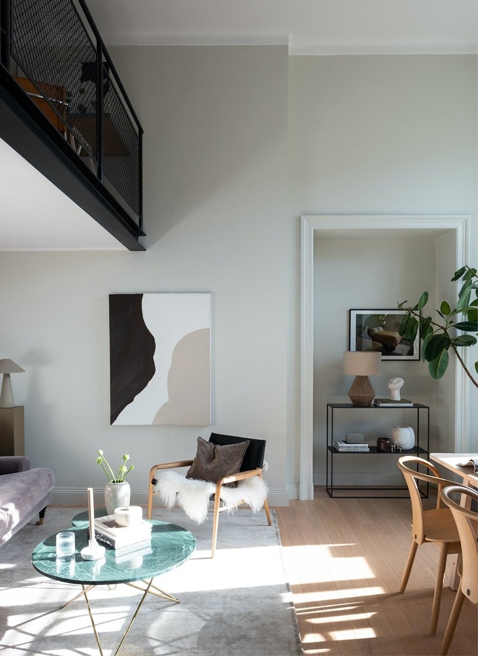 A Scandinavian Loft Apartment with Dark Green Kitchen 3 AScandinavianLoftApartmentwithDarkGreenKitchen TheNordroom8 A Scandinavian Loft Apartment with Dark Green Kitchen