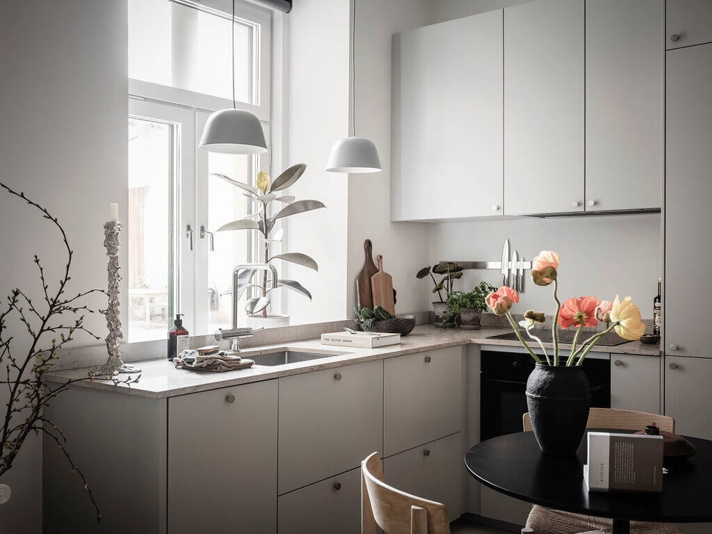 A Tiny Studio Apartment With A Storage-Filled Bed Nook 7 ATinyStudioApartmentWithAStorage FilledBedNook TheNordroom6 A Tiny Studio Apartment With A Storage-Filled Bed Nook