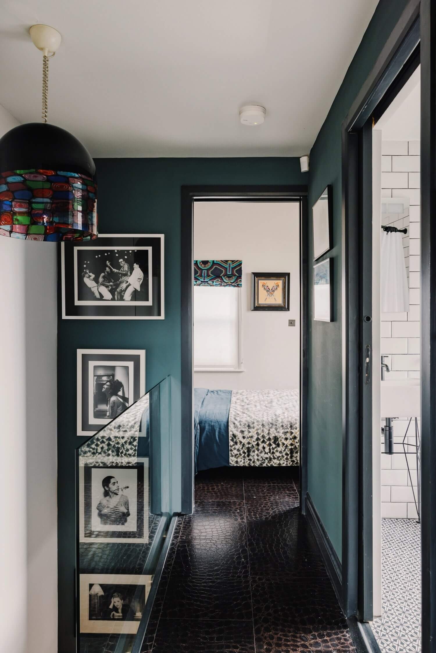 An Eclectic Narrow Blue House in London 17 AnEclecticBlueHouseinLondon TheNordroom16 An Eclectic Narrow Blue House in London