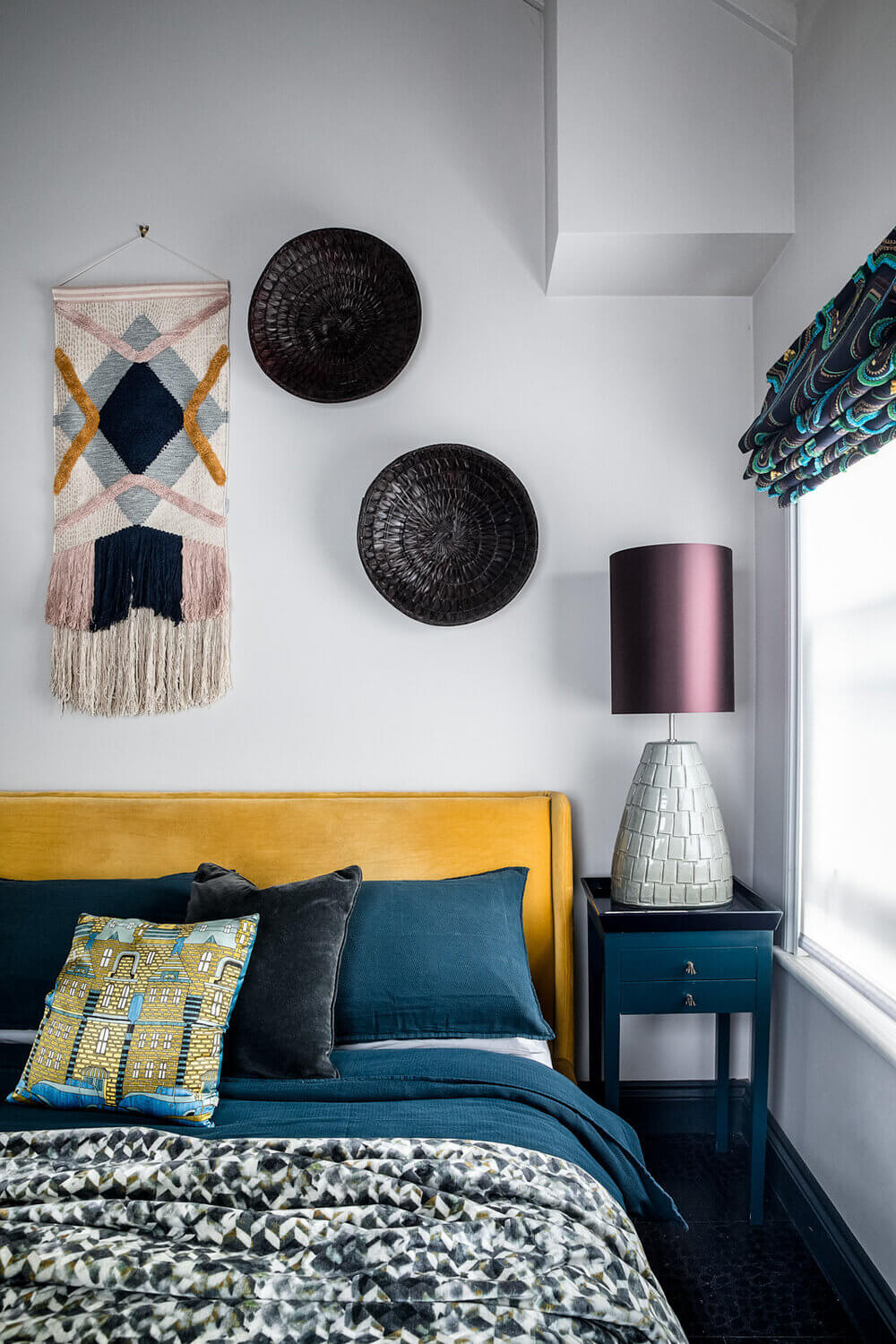 An Eclectic Narrow Blue House in London 19 AnEclecticBlueHouseinLondon TheNordroom18 An Eclectic Narrow Blue House in London