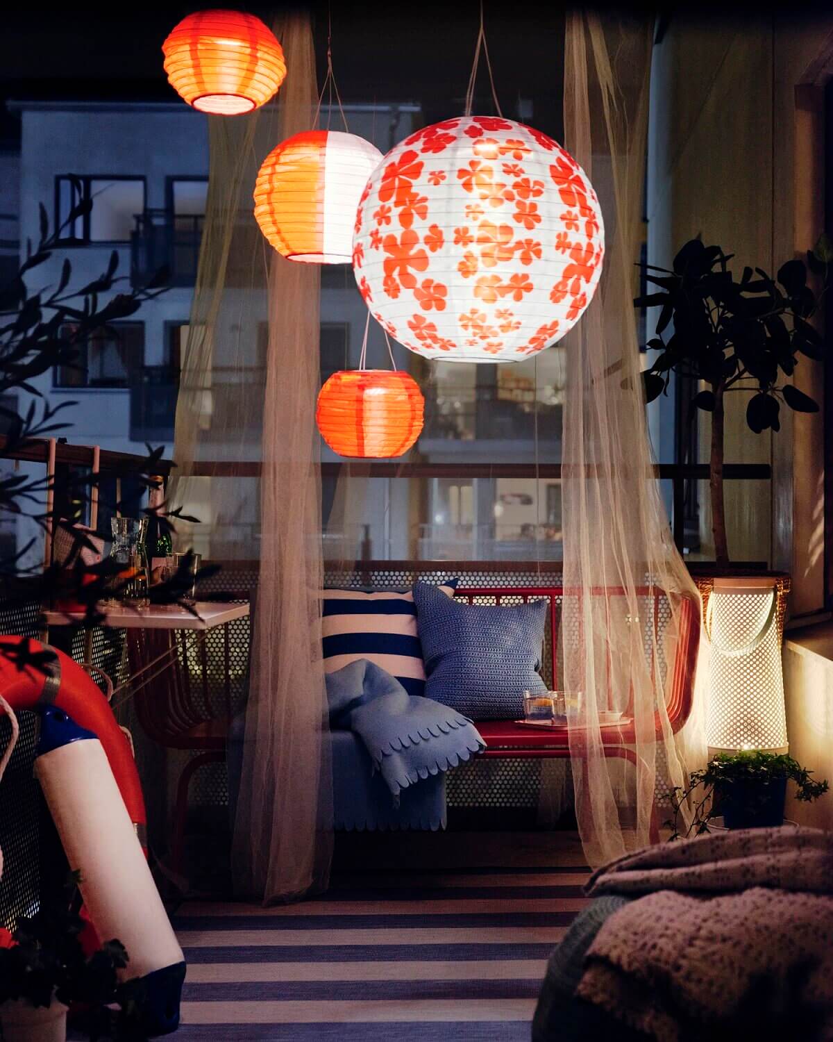 50+ Rooms That Prove ‘The Unexpected Red Theory’ Really Works 21 IKEASummerCollection2021BalconyGardenInspiration TheNordroom12 50+ Rooms That Prove ‘The Unexpected Red Theory’ Really Works