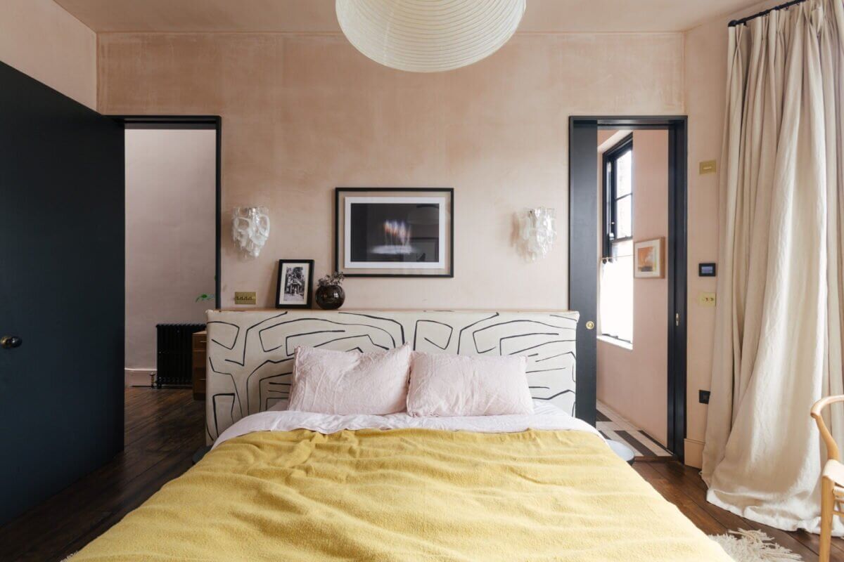 A Victorian Terrace House With Modern Kitchen Extension And Color Touches 28 pink-victorian-terrace-house-modern-extension-nordroom