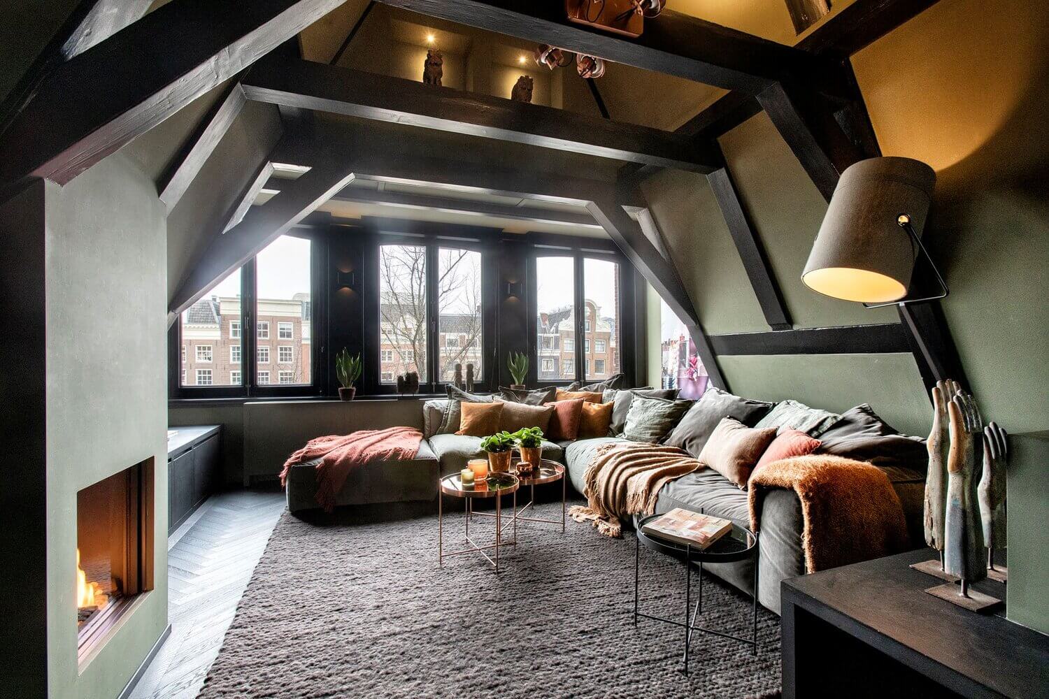 A Moody and Luxurious Attic Apartment in Amsterdam 1 AMoodyandLuxuriousAtticApartmentinAmsterdam TheNordroom A Moody and Luxurious Attic Apartment in Amsterdam