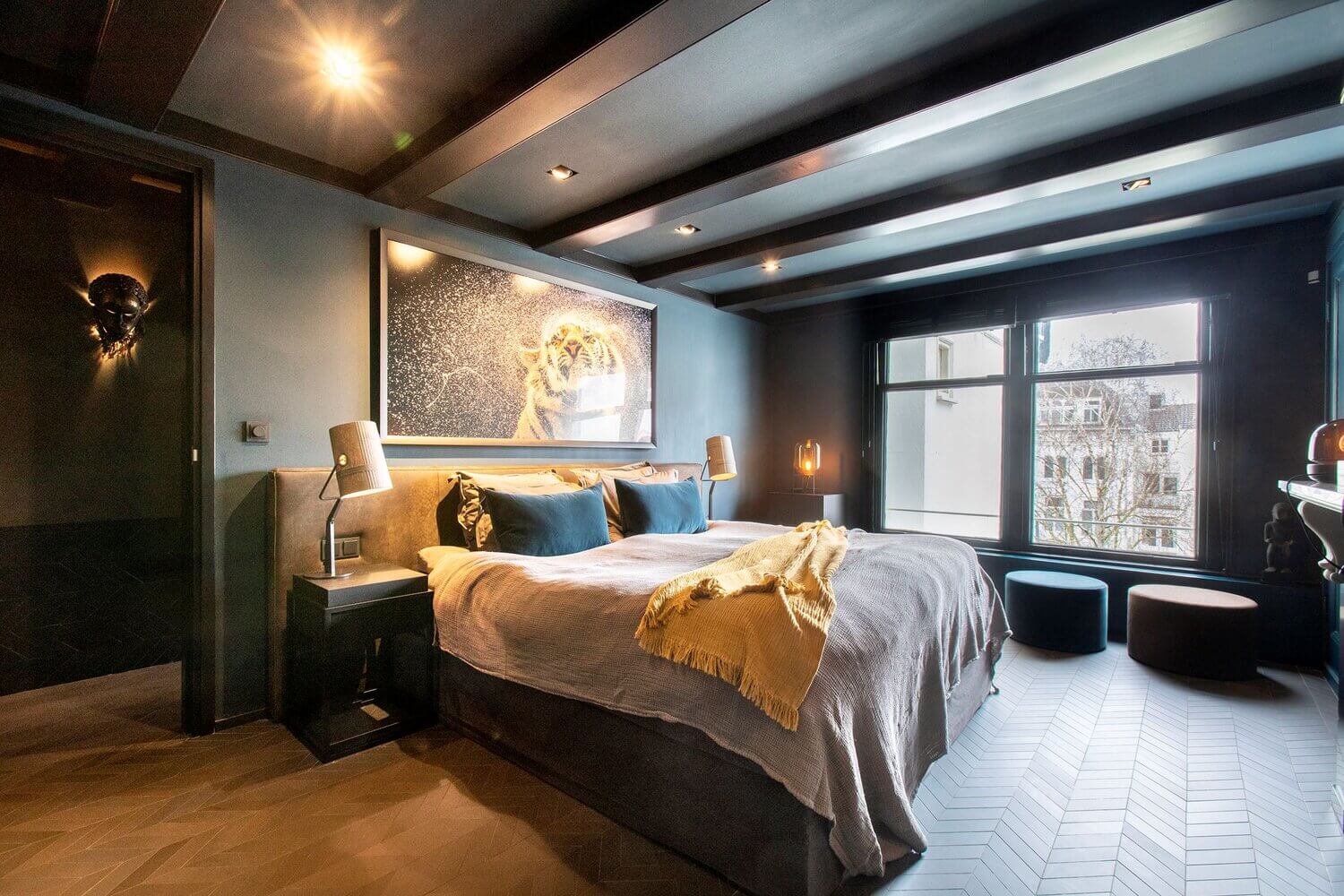 A Moody and Luxurious Attic Apartment in Amsterdam 7 AMoodyandLuxuriousAtticApartmentinAmsterdam TheNordroom5 A Moody and Luxurious Attic Apartment in Amsterdam