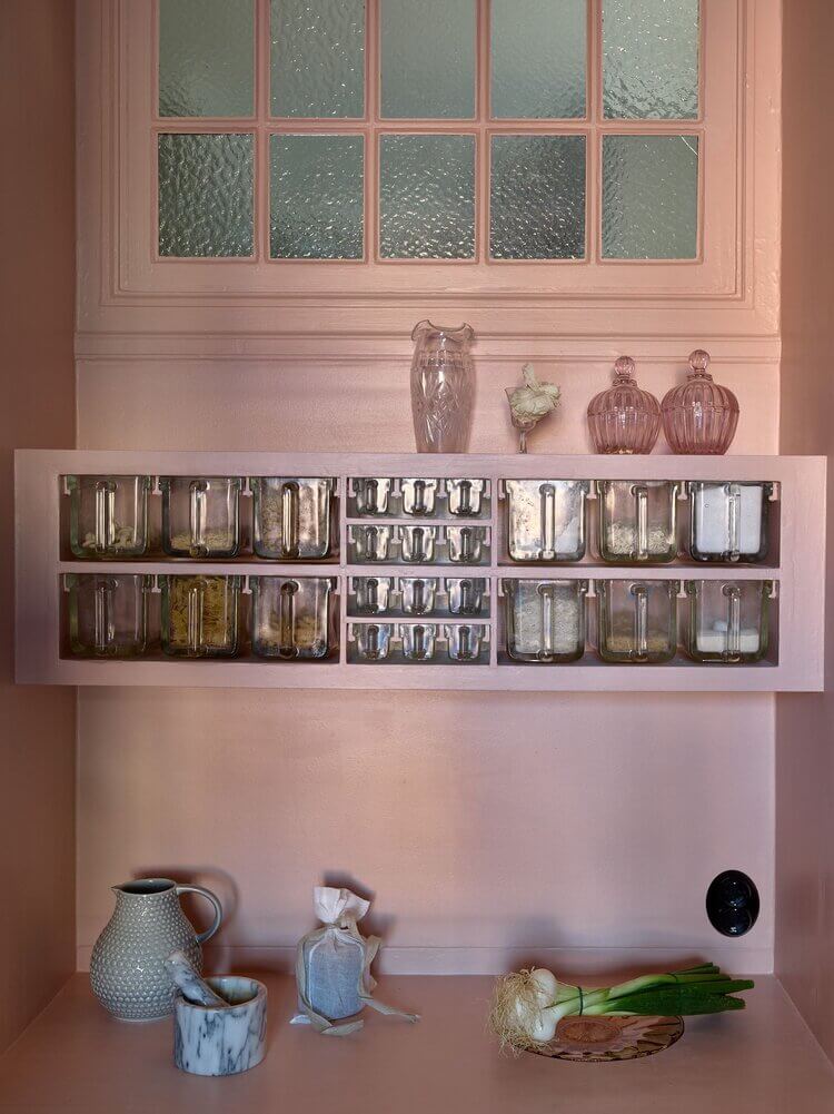 A Pink Kitchen In A Colorful Scandinavian Apartment 6 pink-kitchen-colorful-scandinavian-home-nordroom