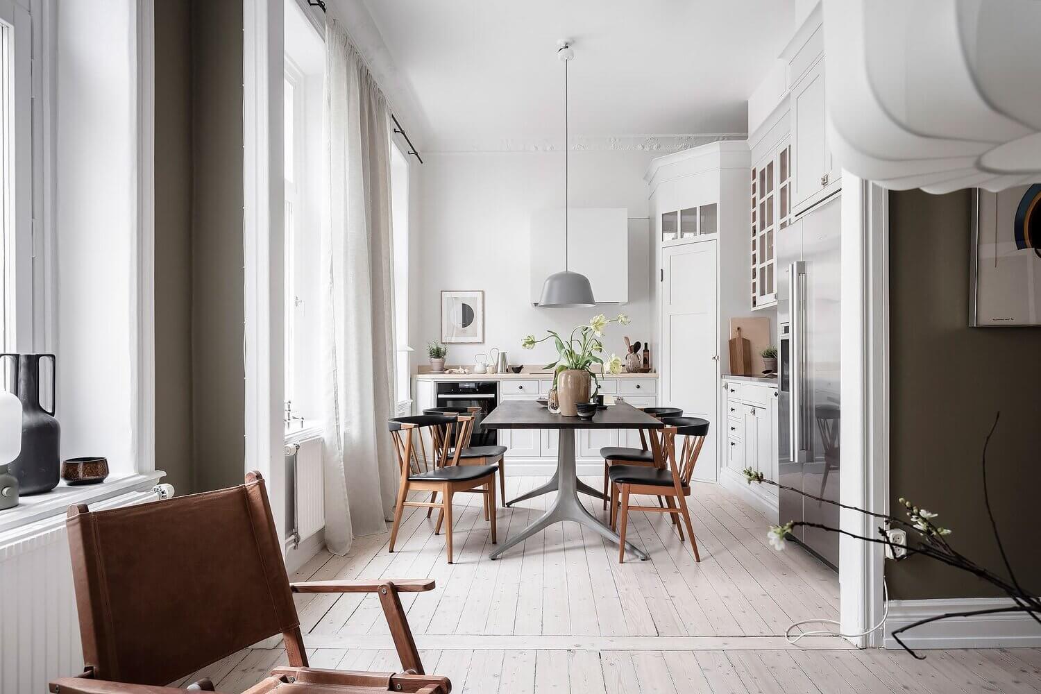 A Scandinavian Apartment With Olive Green Walls 10 AScandinavianApartmentWithOliveGreenWalls TheNordroom11 A Scandinavian Apartment With Olive Green Walls