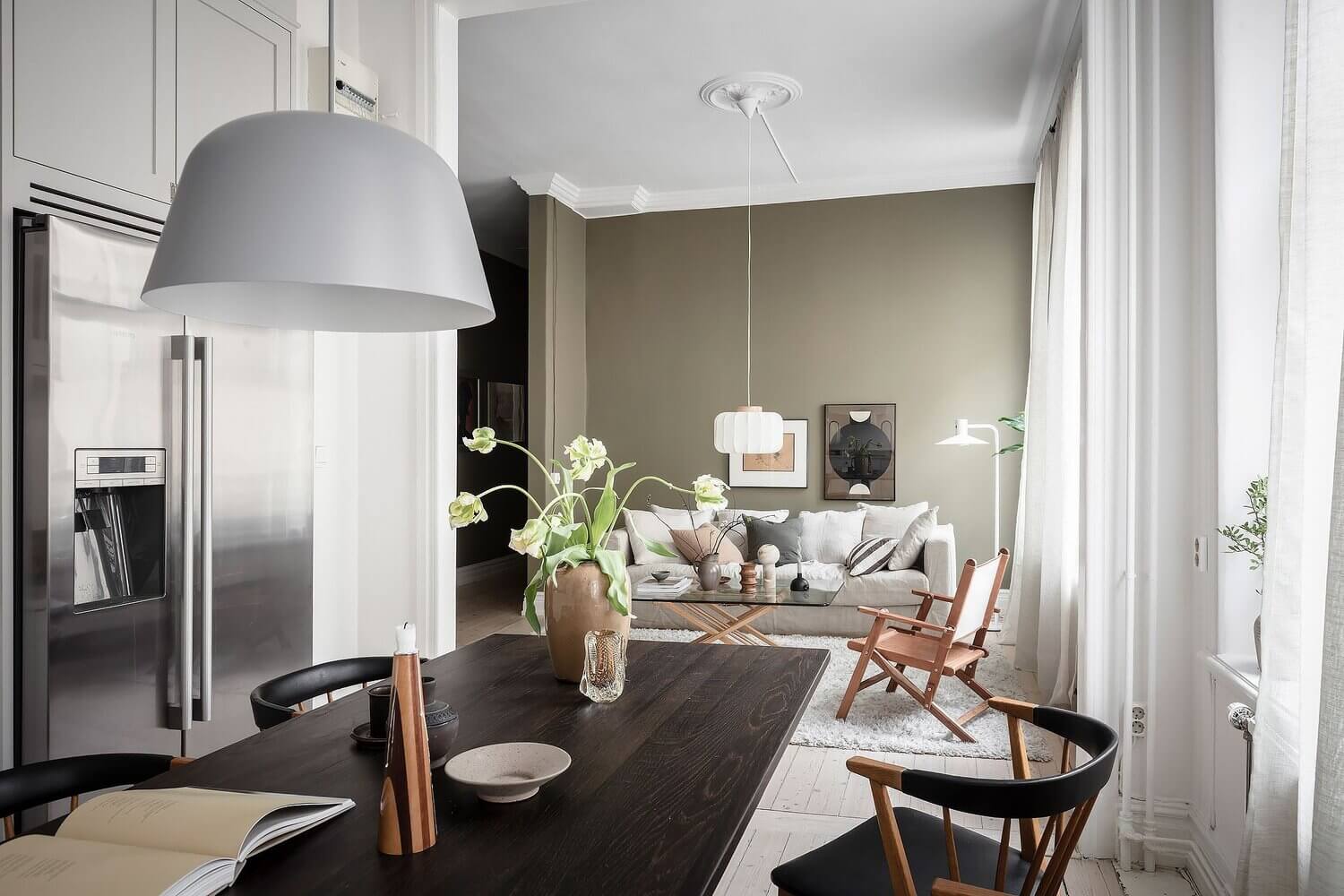A Scandinavian Apartment With Olive Green Walls 15 AScandinavianApartmentWithOliveGreenWalls TheNordroom16 1 A Scandinavian Apartment With Olive Green Walls