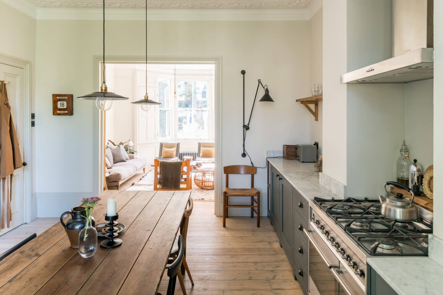 An Elegant Victorian Terrace House with Private Courtyard Garden