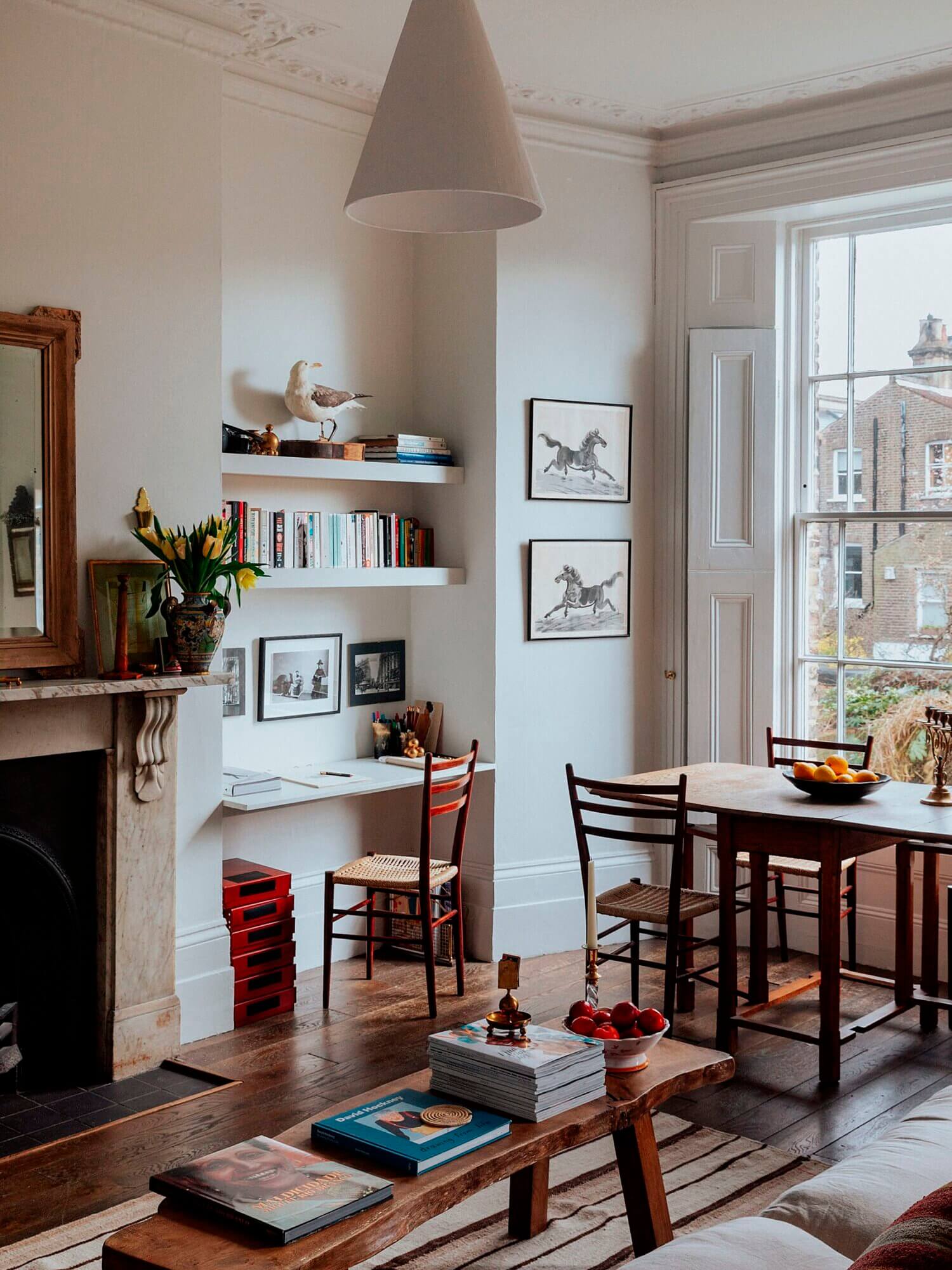 The Small London Apartment Of An Antiques Dealer