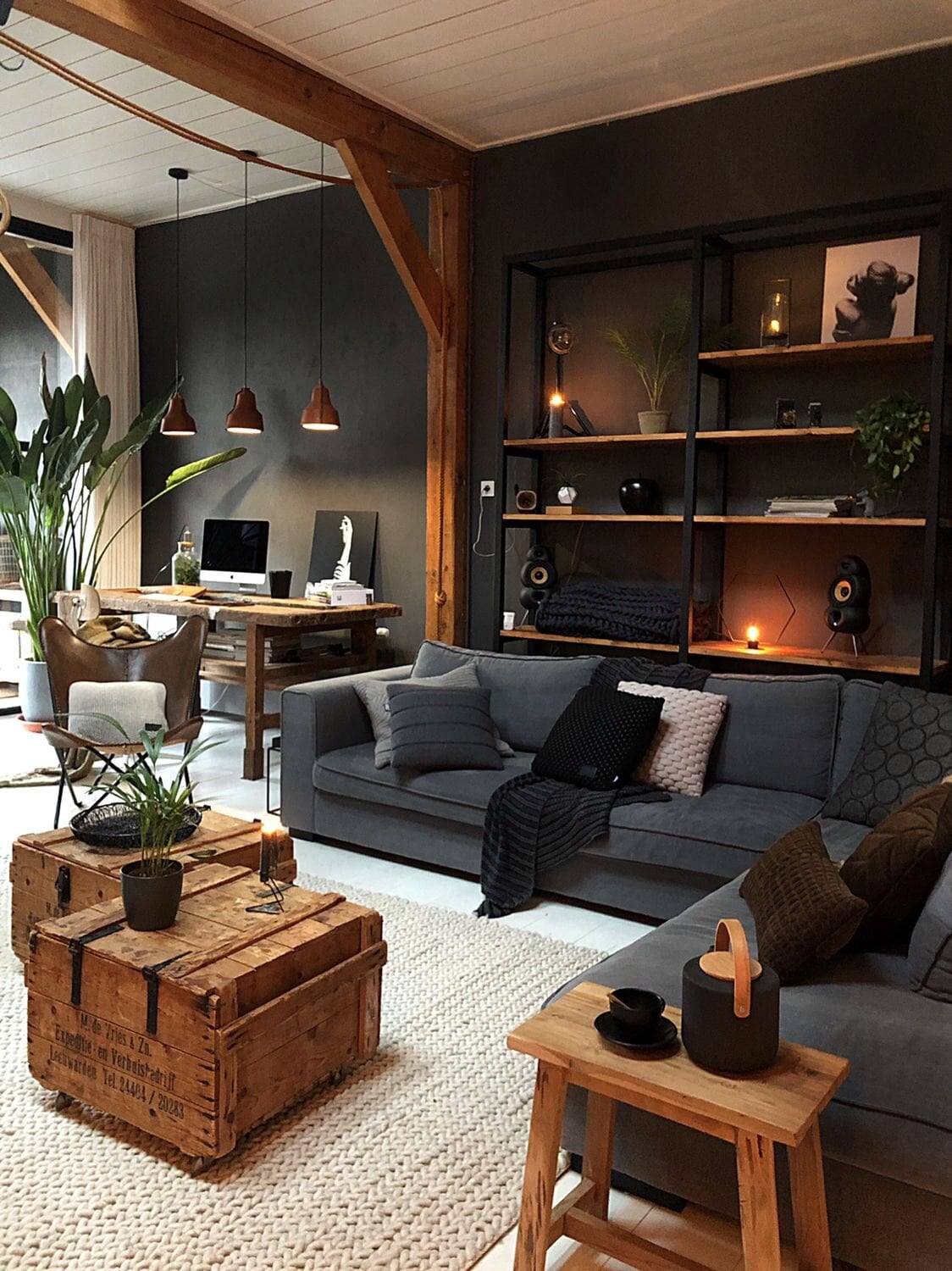 Paint it Black: Black Interior and Exterior Design Ideas 1 PaintitBlack DarkInteriorandExteriorDesignIdeas BlackAccentWalls TheNordroom Paint it Black: Black Interior and Exterior Design Ideas