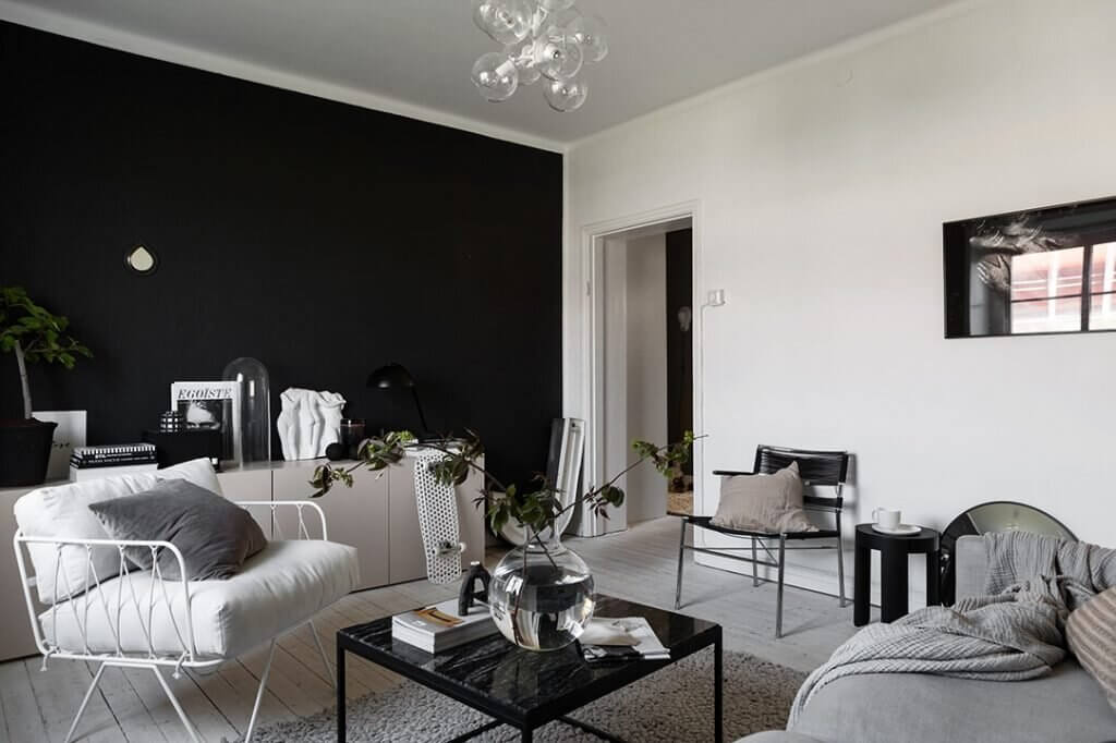 Paint it Black: Black Interior and Exterior Design Ideas 26 PaintitBlack DarkInteriorandExteriorDesignIdeas BlackAccentWalls TheNordroom7 Paint it Black: Black Interior and Exterior Design Ideas