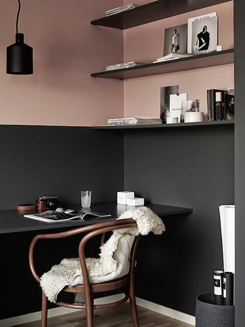 Paint it Black: Black Interior and Exterior Design Ideas 29 blackaccentwallthenordroom5 Paint it Black: Black Interior and Exterior Design Ideas