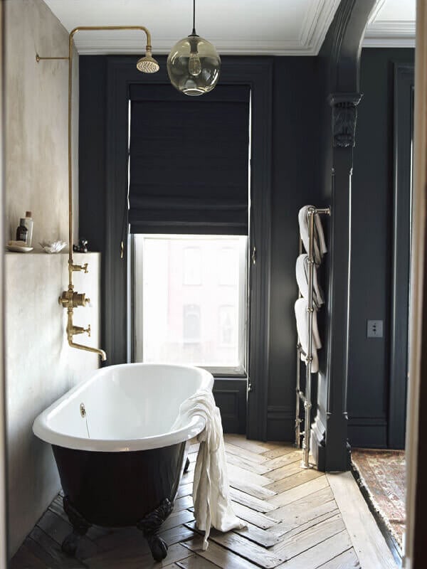Paint it Black: Black Interior and Exterior Design Ideas 21 blackbathroomsthenordroom2 Paint it Black: Black Interior and Exterior Design Ideas