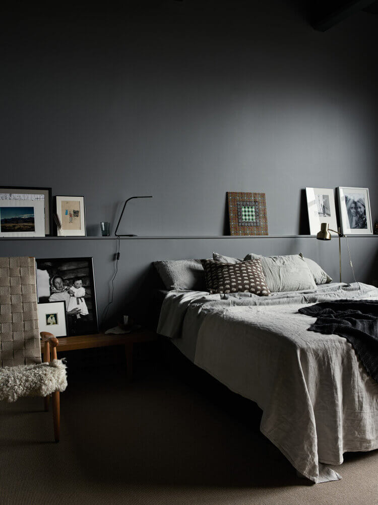 Paint it Black: Black Interior and Exterior Design Ideas 12 blackbedroomthenordroom7 Paint it Black: Black Interior and Exterior Design Ideas