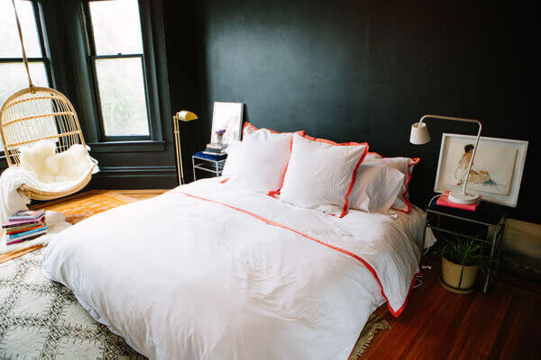 Paint it Black: Black Interior and Exterior Design Ideas 15 blackbedroomthenordroom9 Paint it Black: Black Interior and Exterior Design Ideas