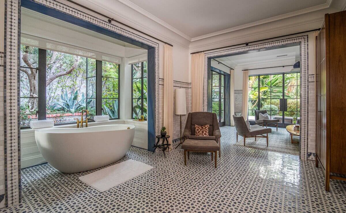 A 1930s Mediterranean-Style Estate in Santa Monica 11 A1930sMediterranean StyleEstateinSantaMonica TheNordroom8 A 1930s Mediterranean-Style Estate in Santa Monica