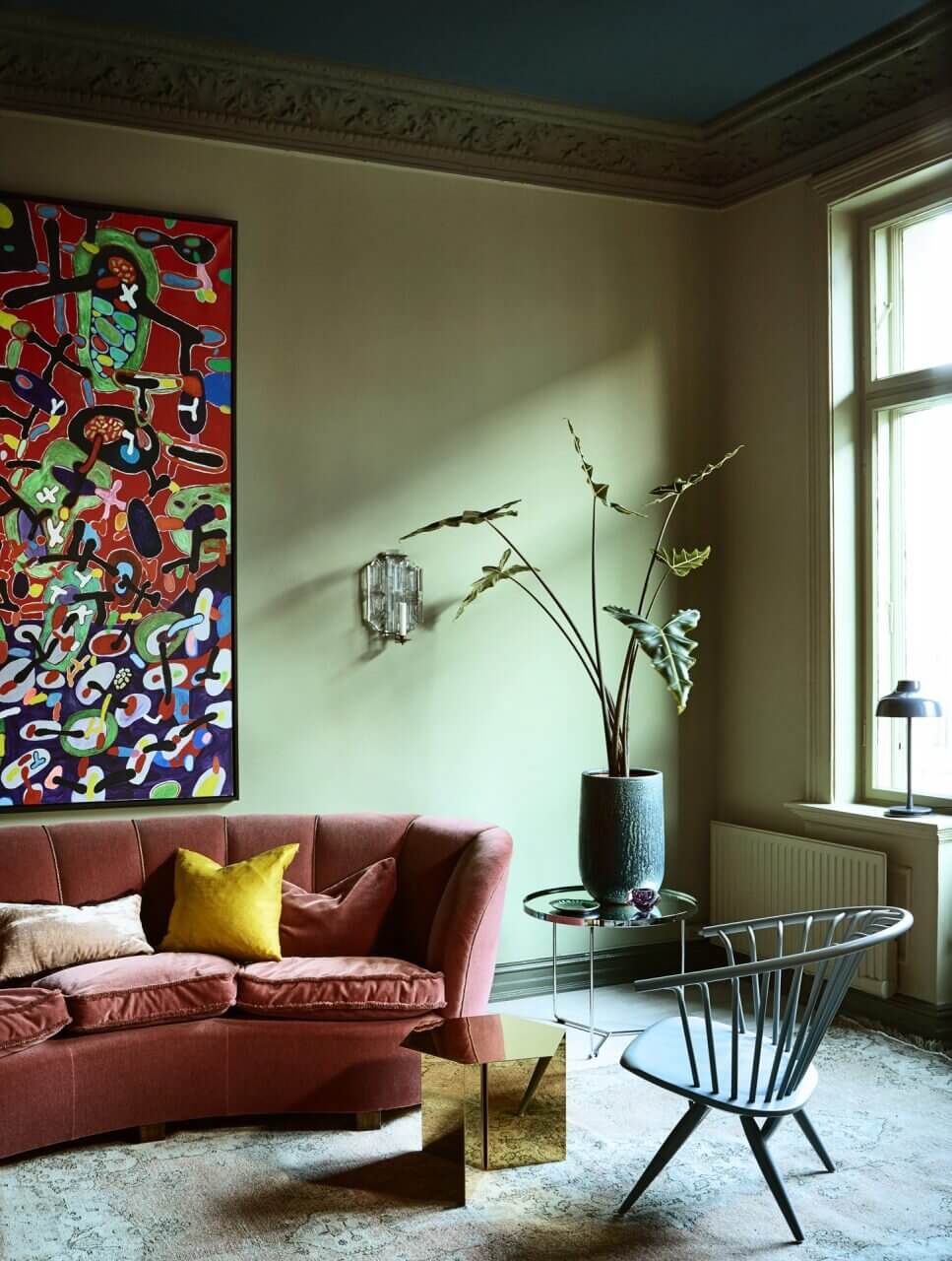 A Historic Apartment with Rich & Vibrant Color Combinations 2 historic-apartment-rich-vibrant-color-combinations-nordroom